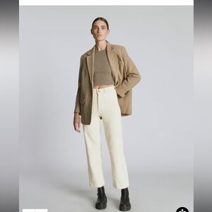 Everlane Corduroy Wide Leg Pant, 4, Canvas